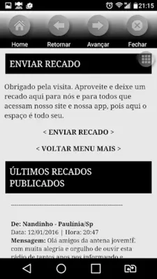 Antena Jovem FM android App screenshot 6